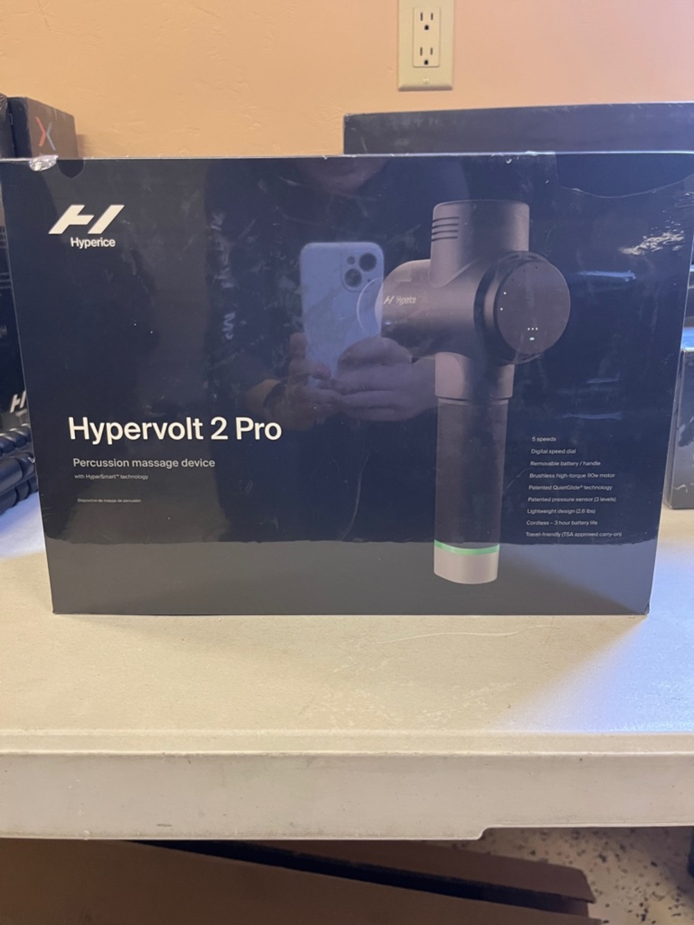 Hyperice Hypervolt 2 Pro Percussion Massage Device - Black